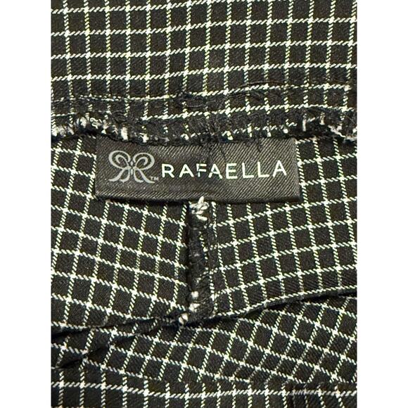 Rafaella Black and White Checked Pants, Size 8 - Picture 5 of 6